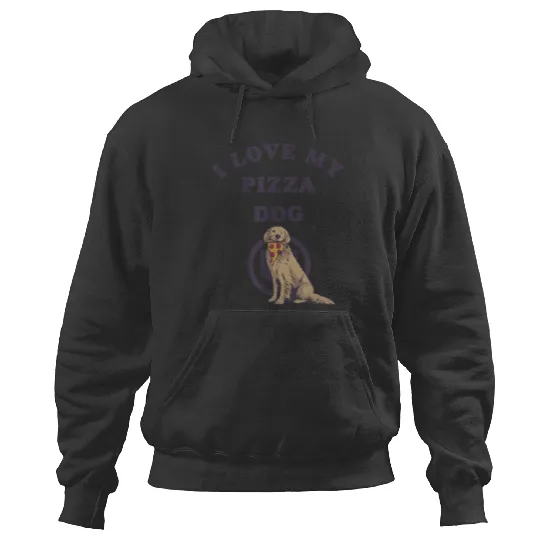 Marvels Hawkeye Disneyss Plus Lucky I Love My Pizza Dog Logo Hoodies