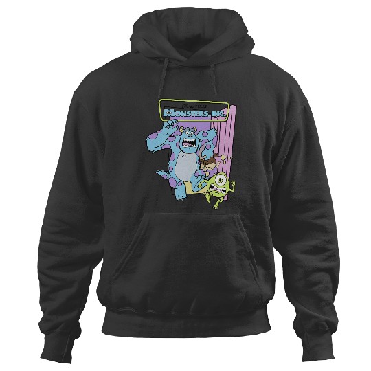 Disney Pixars Monsters Inc. Sulley Mike Boo Best Trio Logo Hoodies