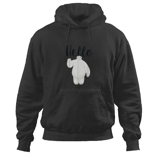 Disney Big Hero 6 Baymax Hello Wave Graphic TShi Hoodies