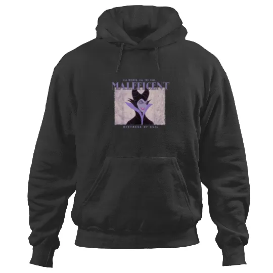 Disney Maleficent All Wicked All The Time Poster Hoodies