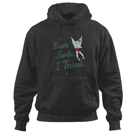 Disneyss Christmas Peter Pan Tinker Bell Dear Santa I Tried Hoodies