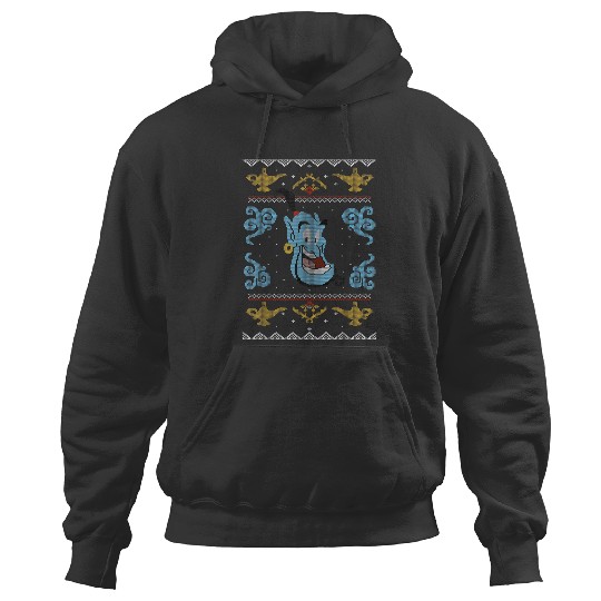 Disney Aladdin Genie Ugly Christmas Sweater Design Hoodies