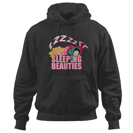 Disneyss Wreck it Ralph Sleeping Beauties Vanellope Aurora Hoodies
