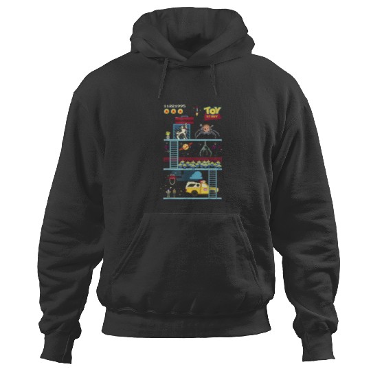 Disney  Toy Story 8-Bit Video Game Scene Hoodies