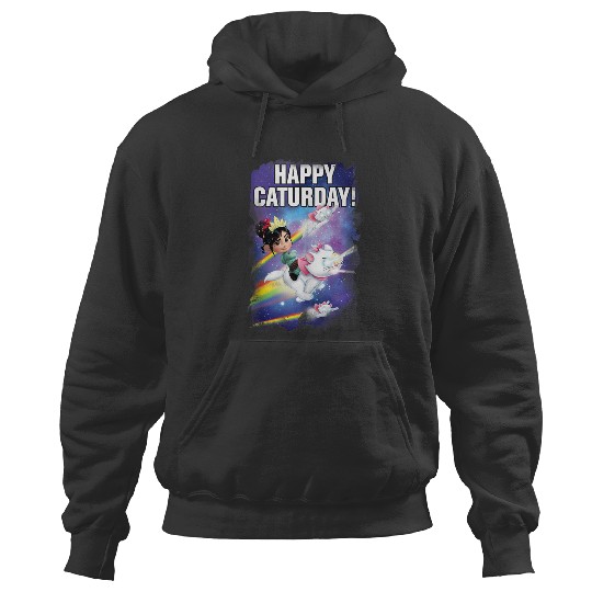 Disneyss Wreck it Ralph Happy Caturday Vanellope Marie Space Hoodies