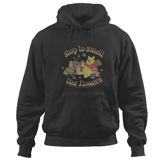 Disney Winnie The Pooh Piglet And Pooh Smell The Flowers Hoodies
