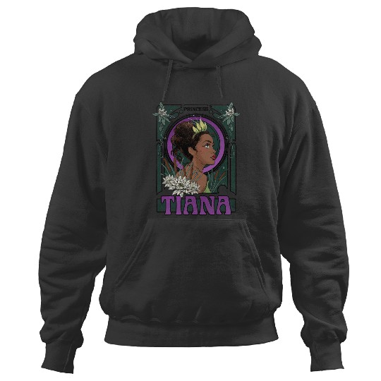 Disney The Princess The Frog Tiana Profile Sketch Hoodies
