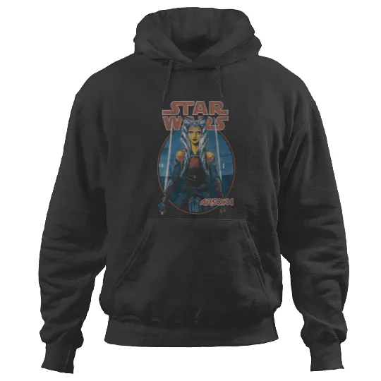 Star Warss Classic Ahsoka Tano Twin Sabers Vintages Disneyss+ Hoodies