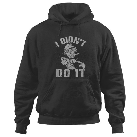 Disney Pinocchio 2022 I Didn't Do It Distressed Logo T-Shirt Hoodies