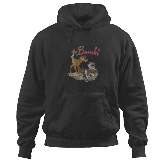Disney Bambi Group Shot Logo T-Shirt Hoodies