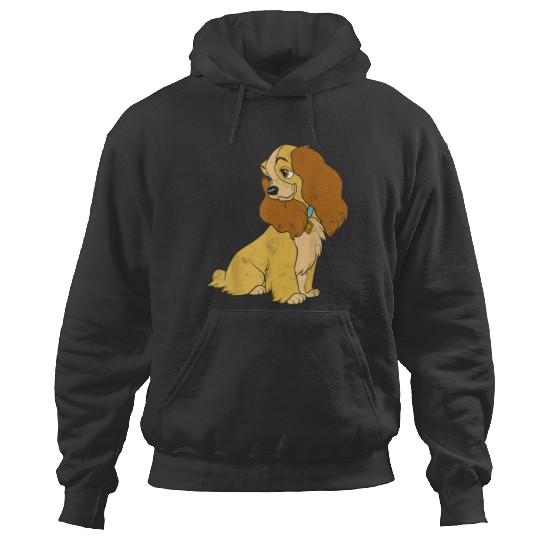 Disneyss Lady And The Tramp Lady Simple Portrait Hoodies