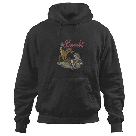 Disney Bambi Group Shot Logo Hoodies