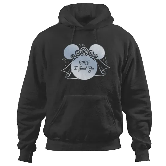 Disney I Said Yes Proposal Engagement Bridal Veil Minnie 25 Hoodies