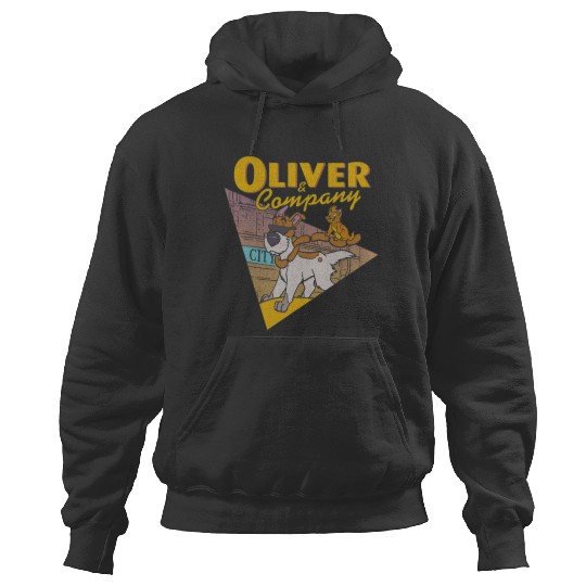 Disney Oliver Company Graphic Hoodies