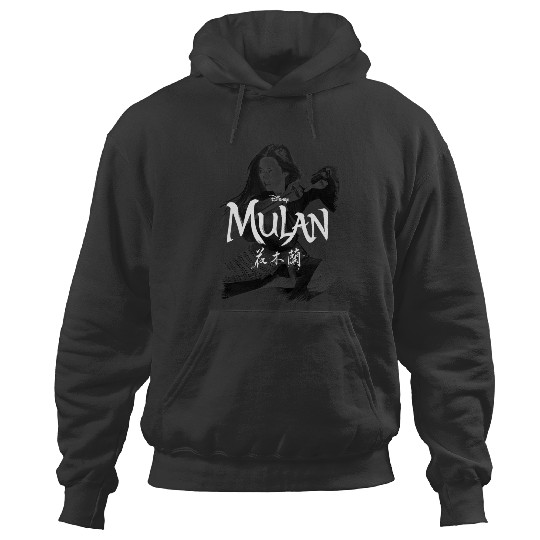 Disney Mulan Live Action Mulan Action Pose Logo Hoodies