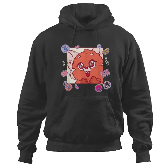 Disneyss And Pixarss Turning Red Fluffy Cute 90s Panda Mei Hoodies