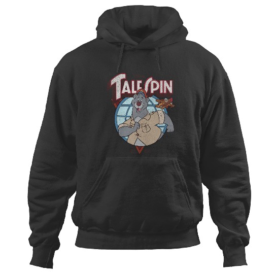 Disney TaleSpin Baloo Logo Hoodies