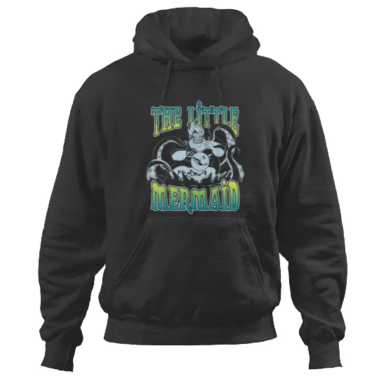 Disneyss Little Mermaid Ursula Neon Sea Witch Graphic Hoodies