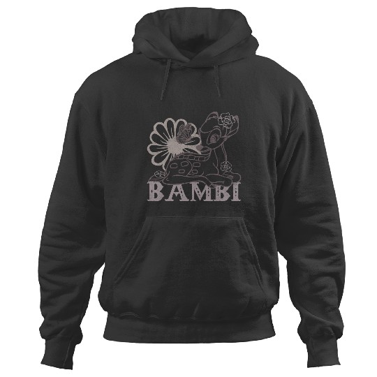 Disney Bambi Floral Outline Light Hoodies