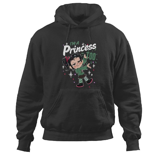 Disneyss Wreck It Ralph 2 Princess Logo Graphic Hoodies