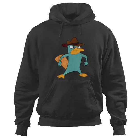 Disneyss Phineas And Ferb Perry The Platypus Bravesss Stance Hoodies