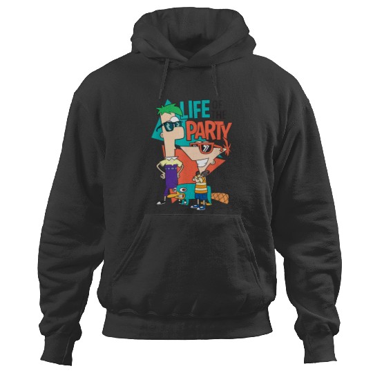 Disneyss Phineas And Ferb Life Of The Party Cool Group shots Hoodies