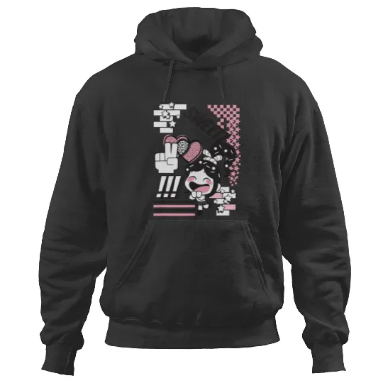 Disney Wreck-It Ralph Von Sweetz Vanellope Kawaii Logo Hoodies