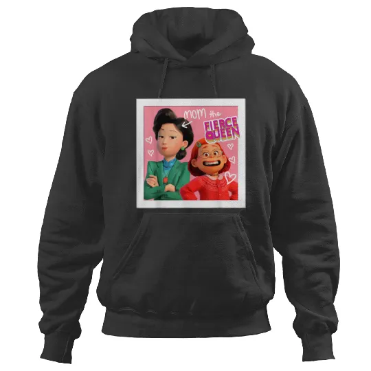 Disneyss And Pixarss Turning Red Mei Ming Mom The Fierce Queen Hoodies