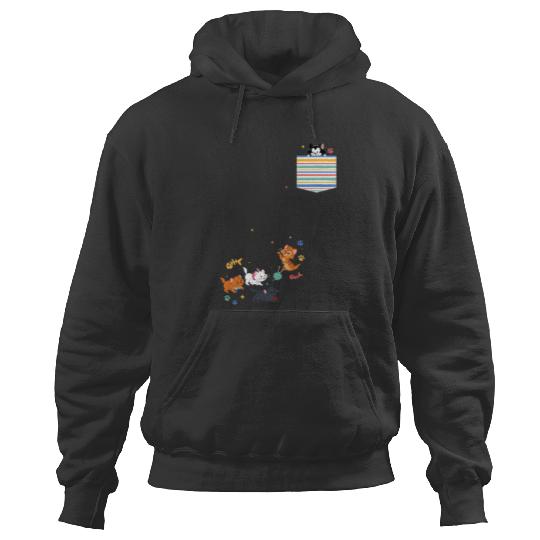 Disney The Aristocats Movie Kittens Pocket Hoodies