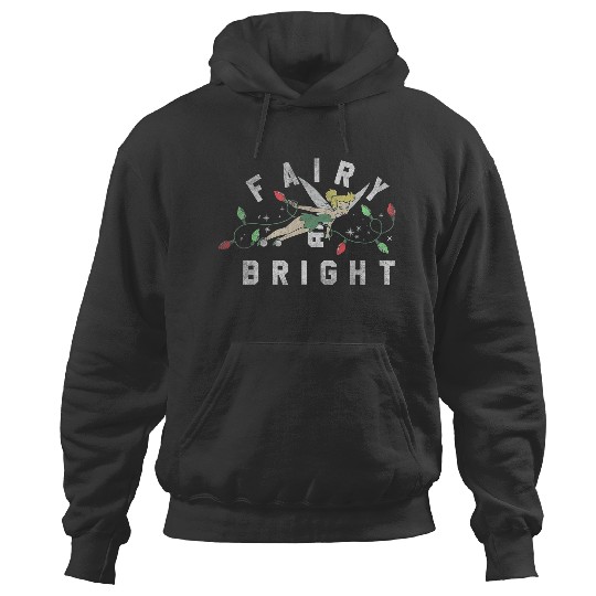 Disneyss Peter Pan Tinker Bell Christmas Lights Fairy Bright Hoodies