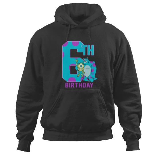 Disney Pixars Monsters Inc. Mike Sully Happy 6th Birthday Hoodies