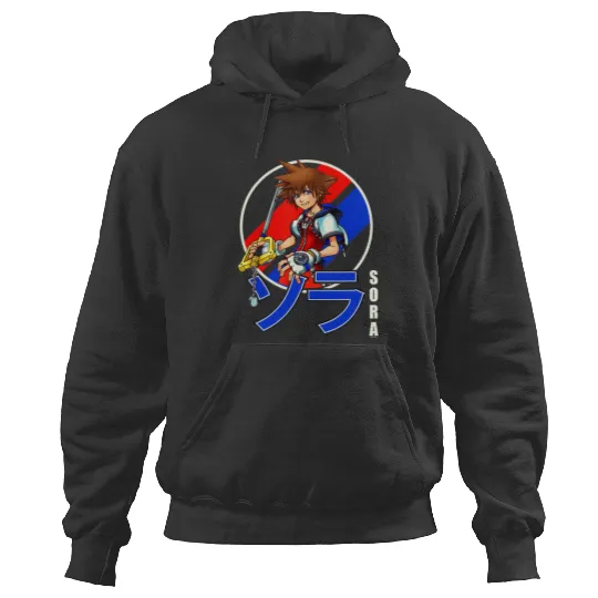 Disney Kingdom Hearts Sora Classic Color Anime Circle Shot Hoodies