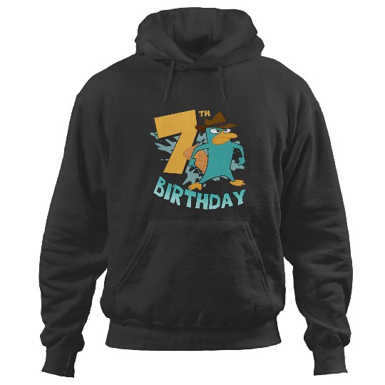 Disney Phineas and Ferb 7th Birthday Perry The Platypus Hoodies