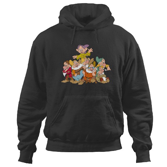 Disneyss Snow White The Seven Dwarfs Group Fun Hoodies
