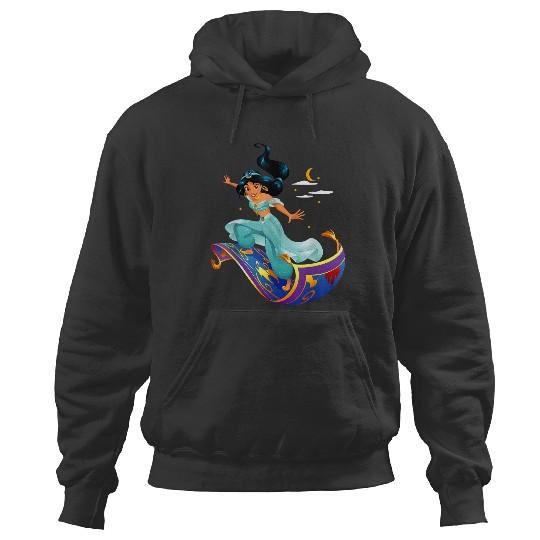 Disneyss Aladdin Princess Jasmine Magic Carpet Pose Hoodies