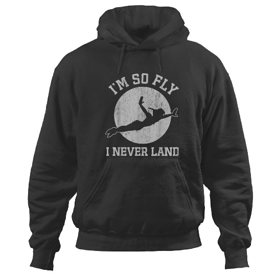 Disneyss Peter Pan So Fly Moon Silhouette Hoodies