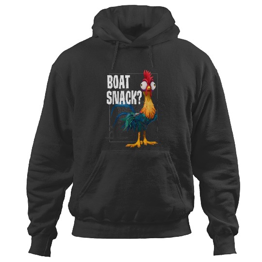 Disneyss Moana Hei Hei Boat Snack Vintages Style Poster Hoodies