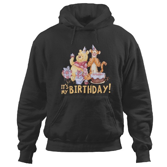 Disneyss Winnie The Pooh Its My Birthday Hoodies