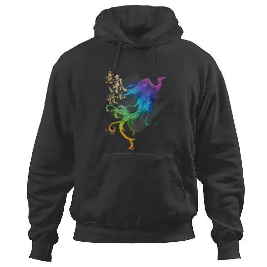 Disneyss Mulan Live Action Phoenix Watercolor Hoodies