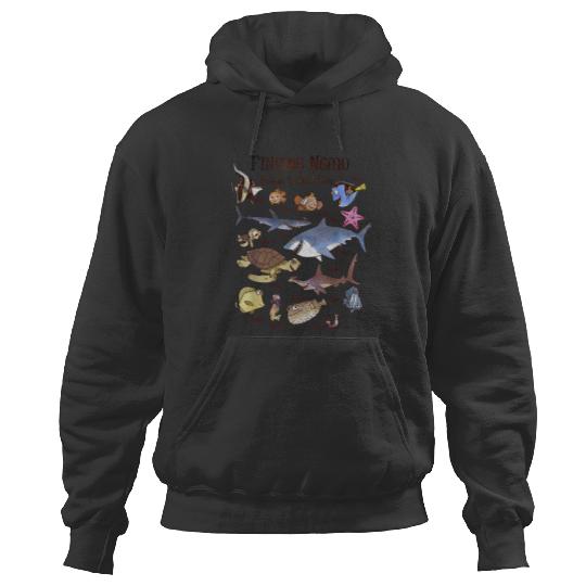 Disneyss Pixars Finding Nemo Guide To Sea Life Hoodies