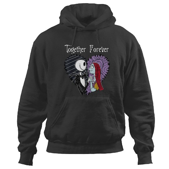 Disneyss The Nightmare Before Christmas Jack Sally Together Hoodies