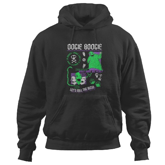 Disneyss The Nightmare Before Christmas Oogie Boogie Poster Hoodies