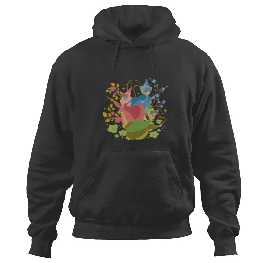 Disney Princess - Sleeping Beauty Flora Fauna Merryweather Hoodies