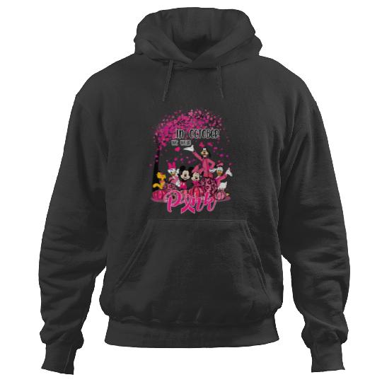 Disney 2023 Breast Cancer Survivor, October Breast Cancer Month Hoodies