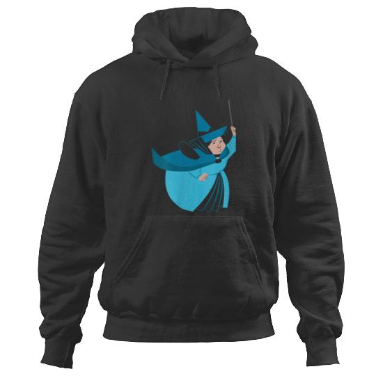 Womens Disney Sleeping Beauty Merryweather Fairy Blue V-Neck T-Shirt Hoodies