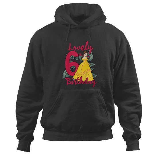 Disneyss Beauty And The Beast Belle Lovely Sixth Birthday Hoodies