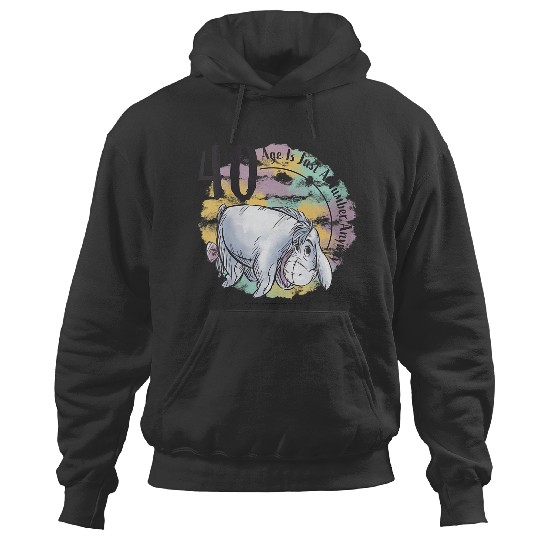 Disneyss Winnie The Pooh 40th Birthday Eeyore Quote Hoodies