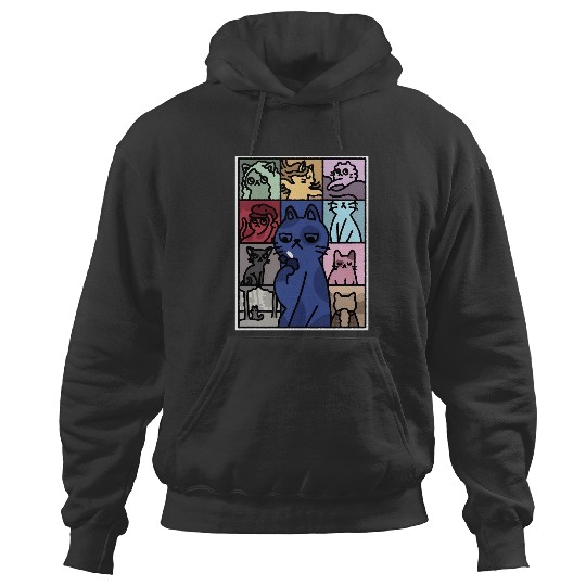 Cat Eras Tour Poster Hoodies
