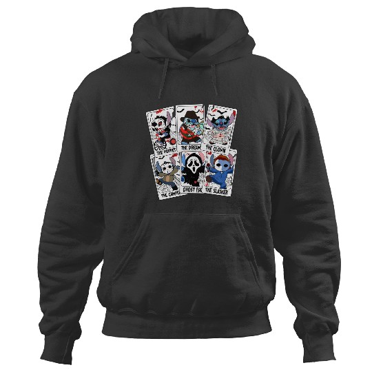 Discover Stitch Tarot Card Halloween Hoodies, Disney Lilo & Stitch Halloween Hoodies