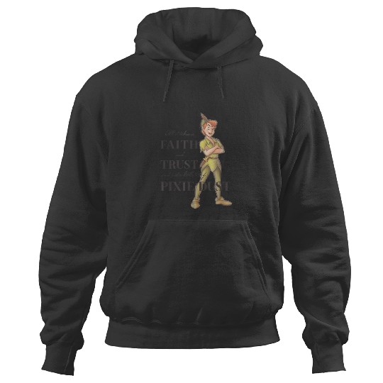 Discover Disney 100 Anniversary Peter Pan D100 Quote Pixi Hoodies
